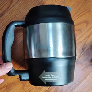 Coleman Stainless Steel Travel Mug with Black Handle